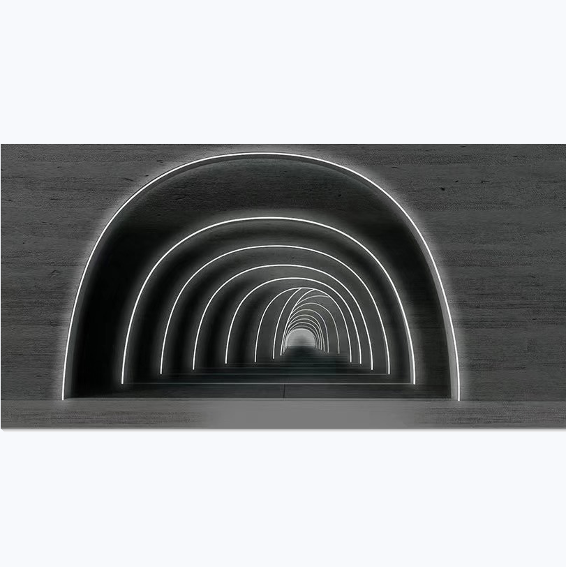 1M/5M/10M Pack of T2014 LED Neon Light Housing Kit with End Caps and Mounting Clips, Flexible Neon Channel Fit for 10mm Wide LED Strip Lights - LEDStrips8
