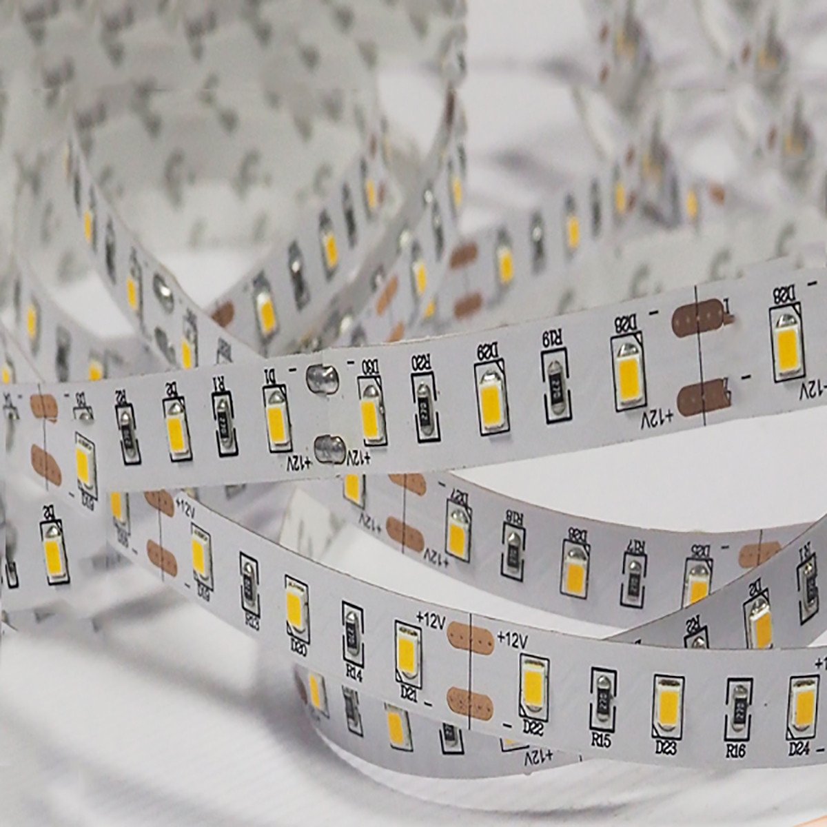 DC 12V Dimmable 735NM Red SMD2835-300 Flexible LED Strips 60 LEDs Per Meter 8mm Width 12W Per Meter - LEDStrips8