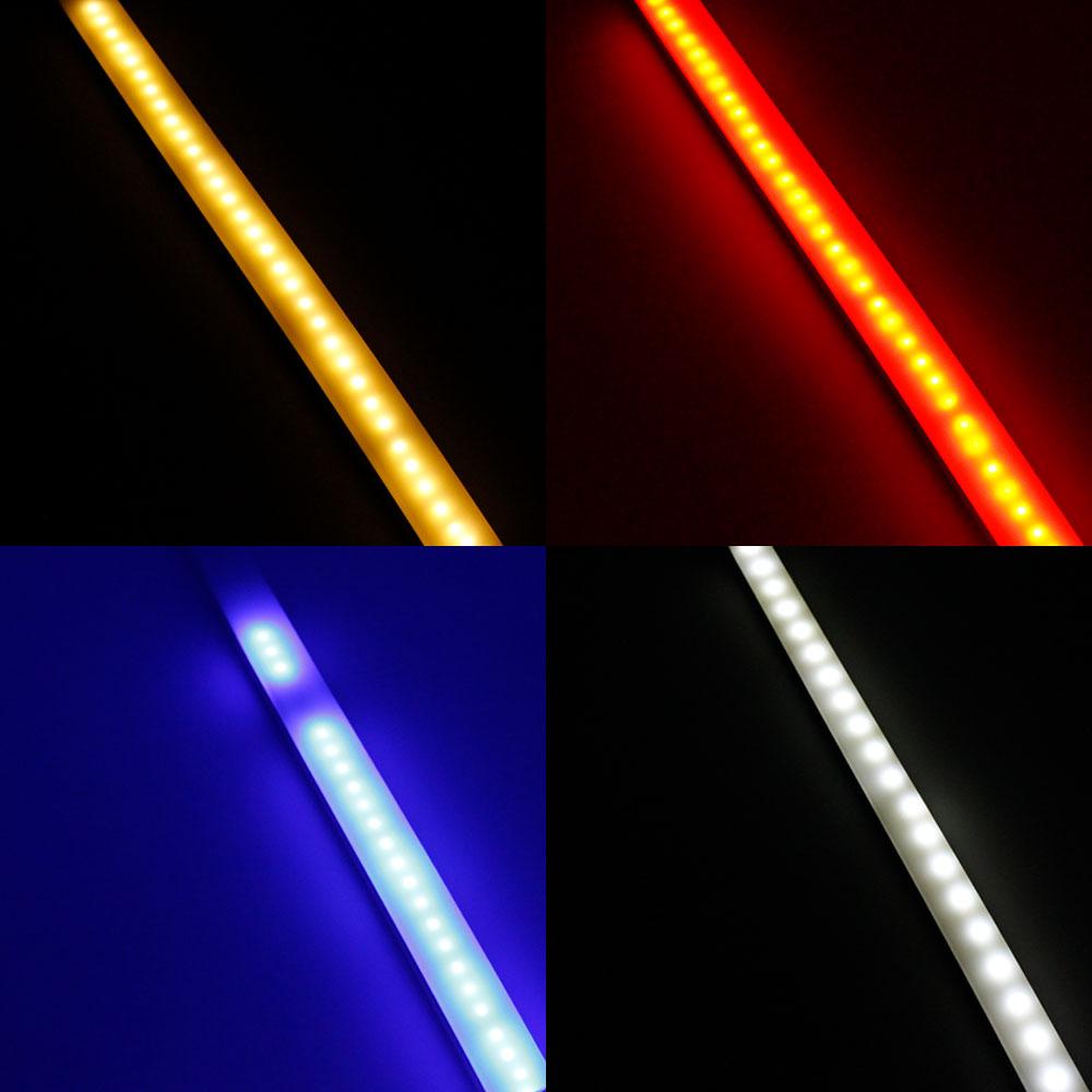 1M/5M/10M Pack of T2014 LED Neon Light Housing Kit with End Caps and Mounting Clips, Flexible Neon Channel Fit for 10mm Wide LED Strip Lights - LEDStrips8