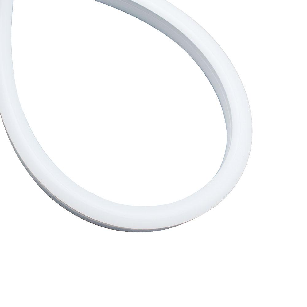 1M/5M/10M/20M Pack of T0817 LED Neon Light Housing Kit with End Caps and Mounting Clips, Flexible Neon Channel Fit for 8mm Wide LED Strip Lights - LEDStrips8