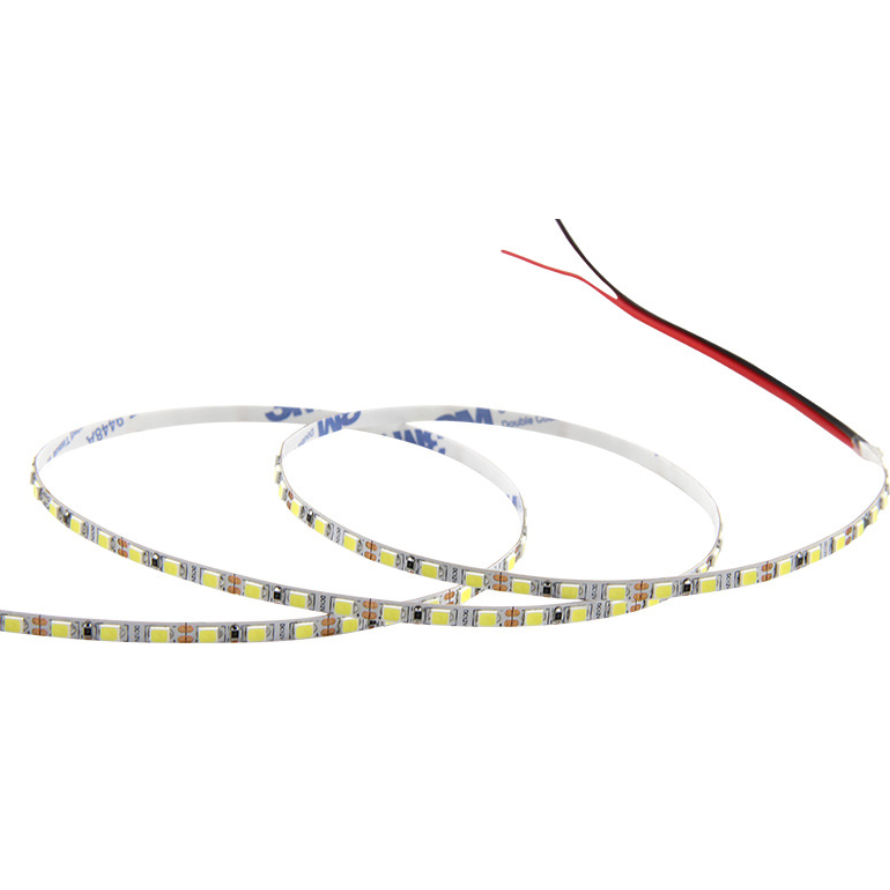 4mm Wide Super Slim DC 12V Dimmable SMD2835-600 Flexible LED Strips 10Watt/Meter 1000LM/M 120 LEDs Per Meter White FPCB Background LED Tape Light - LEDStrips8