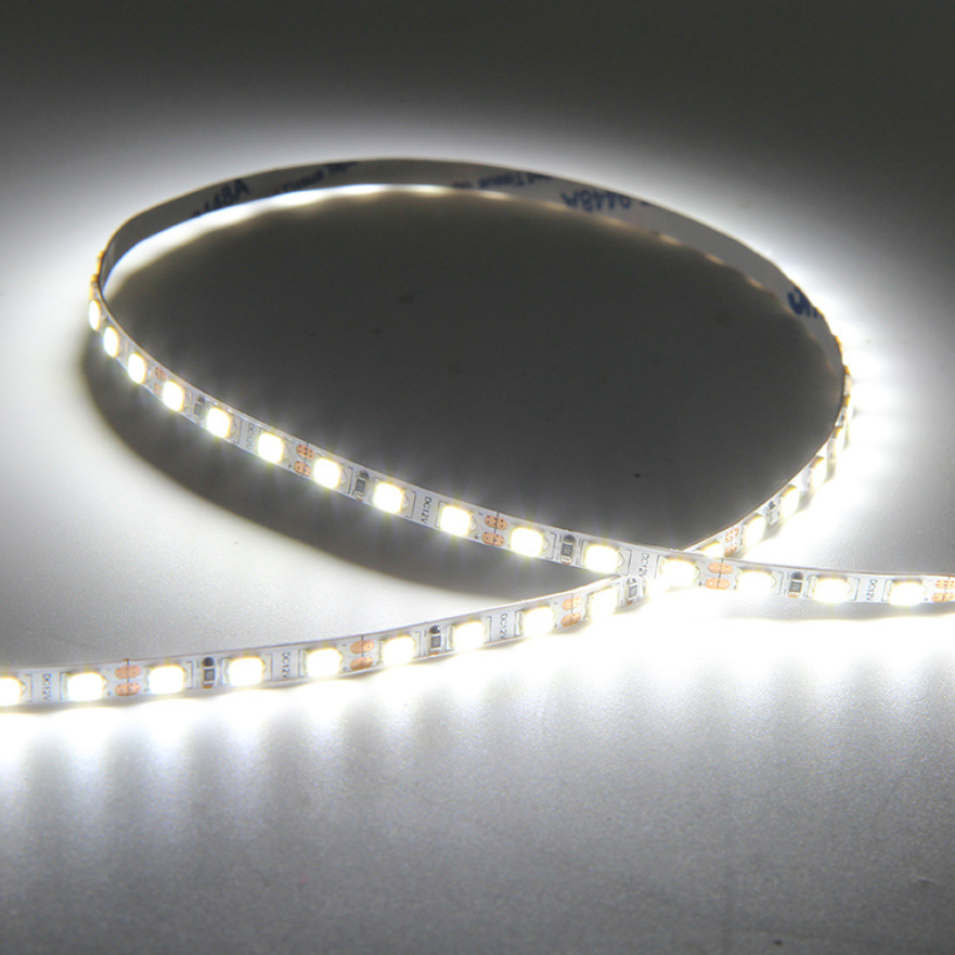 4mm Wide Super Slim DC 12V Dimmable SMD2835-600 Flexible LED Strips 10Watt/Meter 1000LM/M 120 LEDs Per Meter White FPCB Background LED Tape Light - LEDStrips8