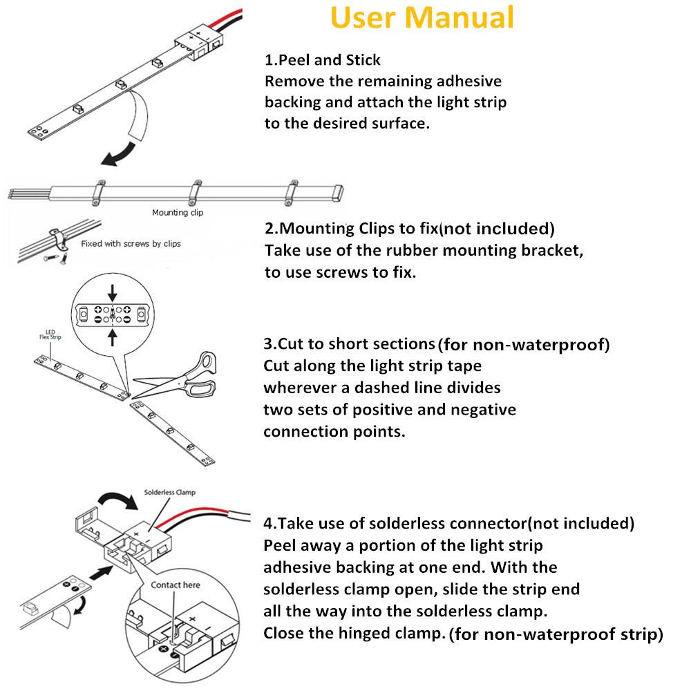 SMD5050-150 RGB Color Change Tri-Chip Flexible LED Strips 30 LEDs Per Meter 10mm Width - LEDStrips8