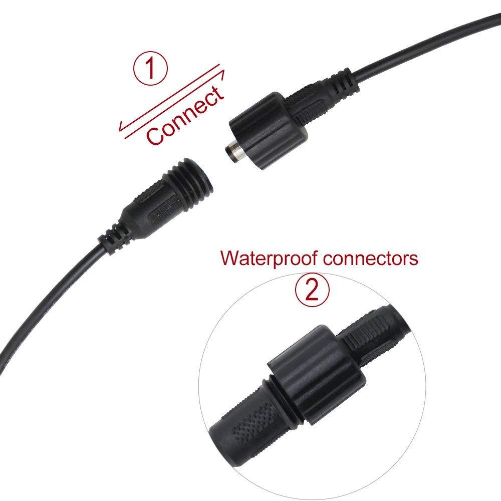 3Pcs 18W 1.6ft Waterproof LED Flexible Grow Strip Lights with 2A PowerSupply for Indoor Plants/Plant Growing/Greenhouse/Potted Plant/Hydroponic Garden - LEDStrips8