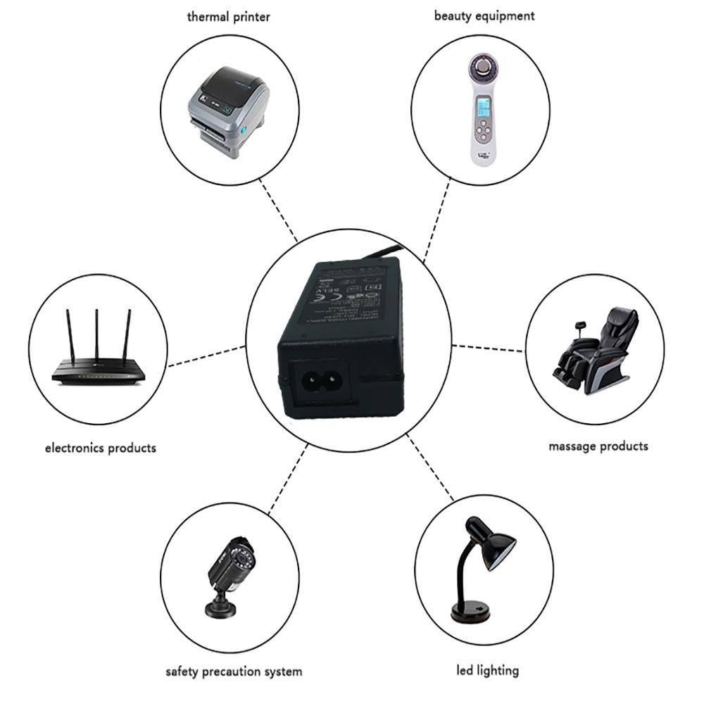 UL CUL Certificated Desk Top CE Certificated LED Adapter Power Supply 110-220V AC to 12V/24V/5V DC - LEDStrips8