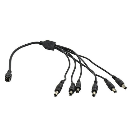 DC5.5x2.1mm Female to Male Connector Cable Family Collection DC Plug DC Conversion Cable DC Splitter - LEDStrips8