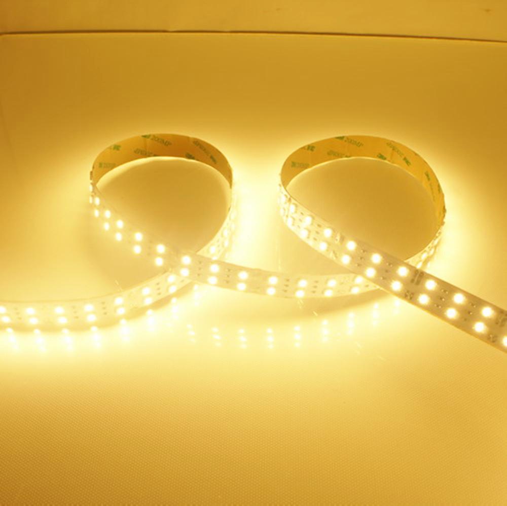 DC 12V Dimmable SMD3528-1200 Double Row Flexible LED Strips 240 LEDs Per Meter 15mm Width 1200lm Per Meter - LEDStrips8