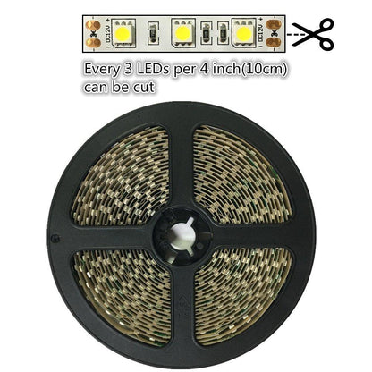 Red/Blue/Yellow/Green DC 12V Dimmable SMD2835-300 Flexible LED Strips 60 LEDs Per Meter 8mm Width LED Tape Light - LEDStrips8