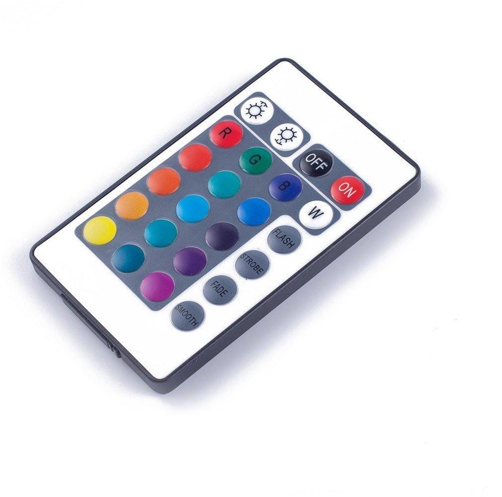 24Key IR Remote Controller for RGB LED Strip Lights 4-pin DC12V-24V LED Strip Controller - LEDStrips8