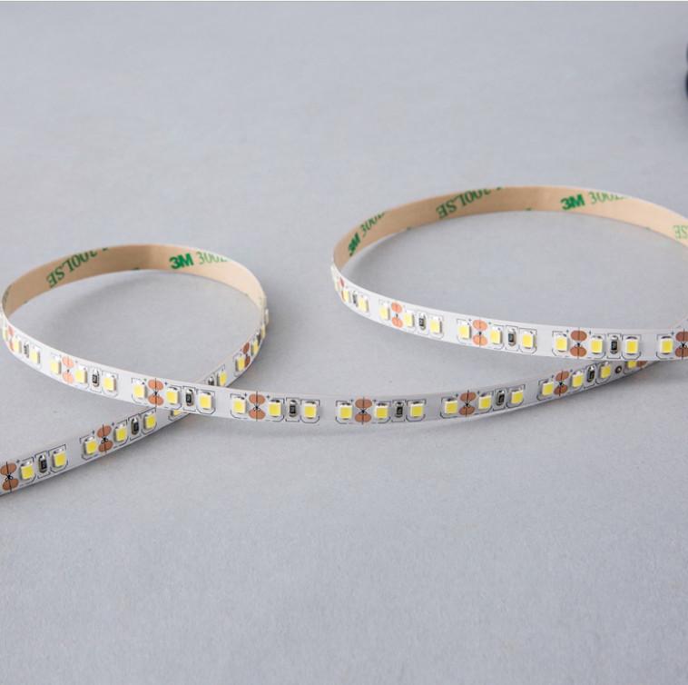 DC12V 84W 7A 5Meter (16.4Ft) SMD2835 600LEDs/Roll Color Rendering Index CRI80 Flexible LED Strips 1900LM/M 8mm Wide White PCB - LEDStrips8