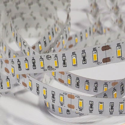 DC 12V Dimmable 670NM Red SMD2835-300 Flexible LED Strips 60 LEDs Per Meter 8mm Width 12W Per Meter - LEDStrips8