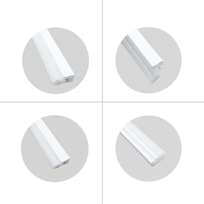 1M/5M/10M/20M  Pack of T1225 LED Neon Light Housing Kit with End Caps and Mounting Clips, Flexible Neon Channel Fit for 12mm Wide LED Strip Lights - LEDStrips8