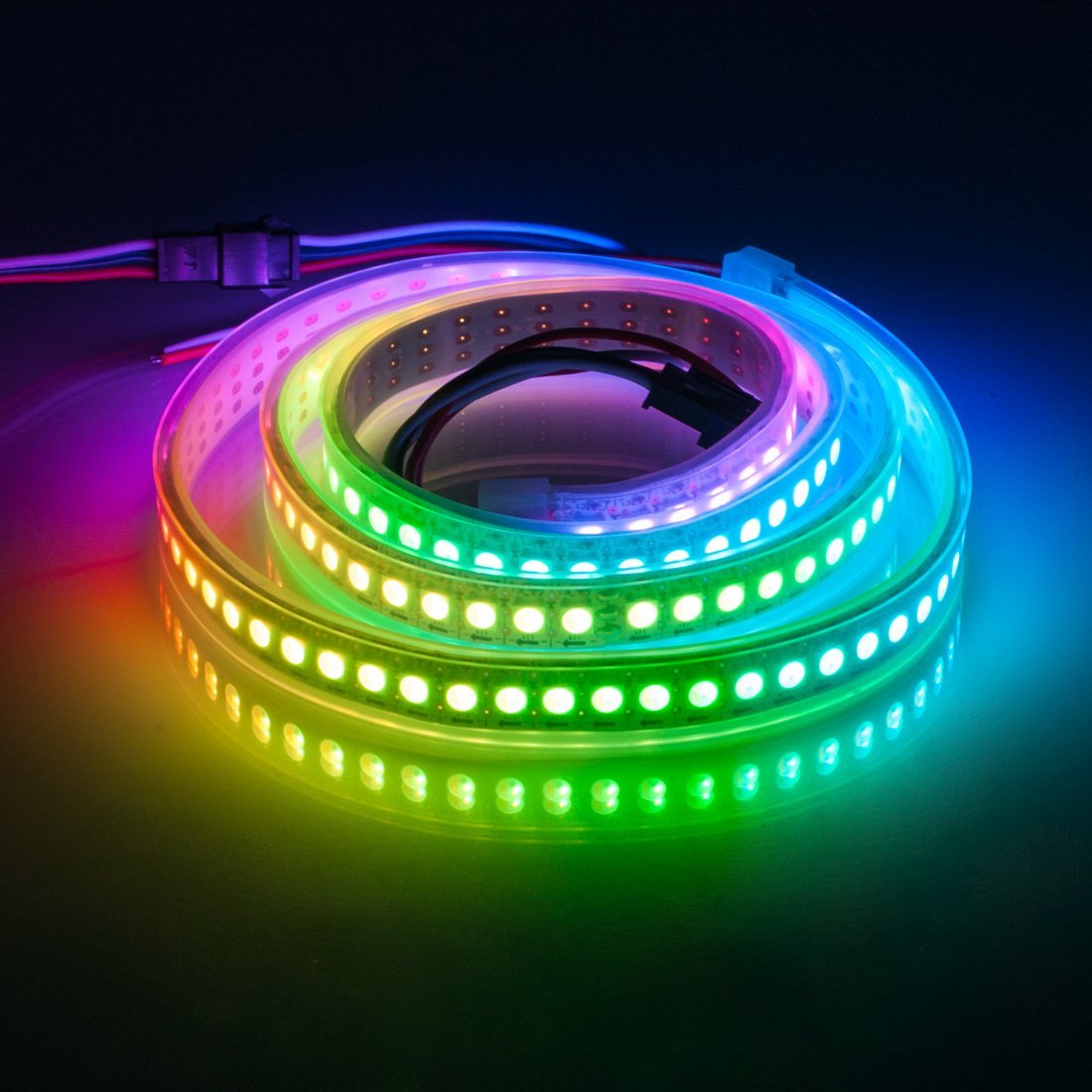 LED Flexible Strip Lights - Addressable RGB/RGBW Color