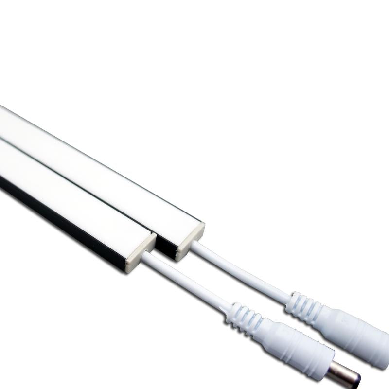 5 / 10 Pack 12V DC LED Surface Linear Profile LED Light Strip in Aluminum Profile with Cover for Under Cabinet Lighting - LEDStrips8