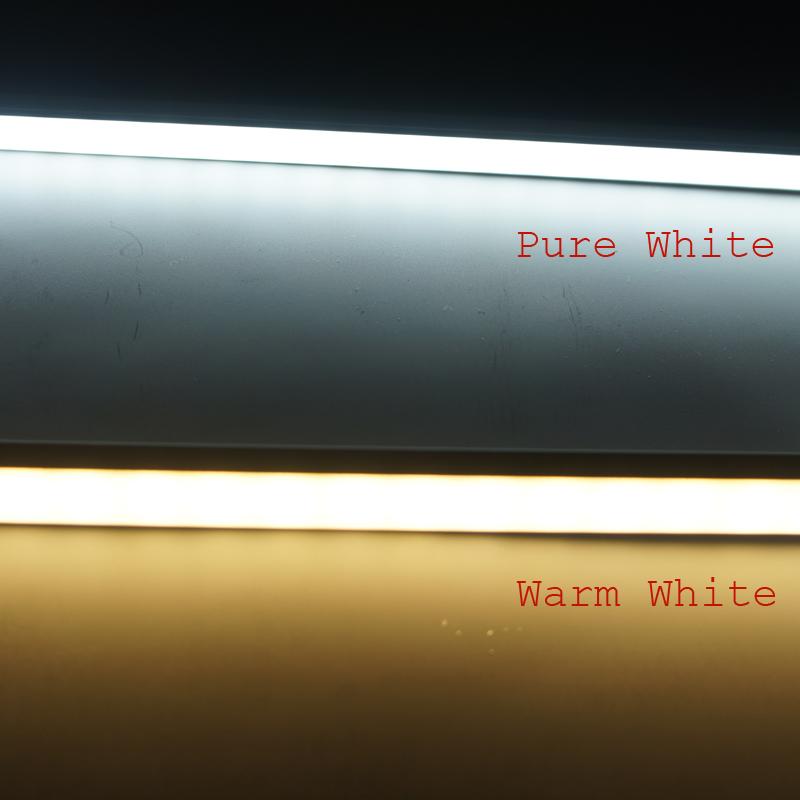 5 / 10 Pack 12V DC LED Surface Linear Profile LED Light Strip in Aluminum Profile with Cover for Under Cabinet Lighting - LEDStrips8
