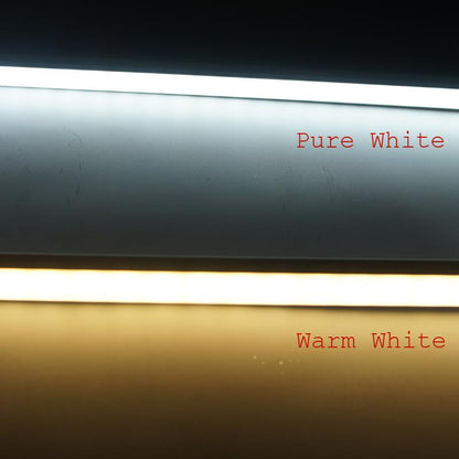 5 / 10 Pack 12V DC LED Surface Linear Profile LED Light Strip in Aluminum Profile with Cover for Under Cabinet Lighting - LEDStrips8