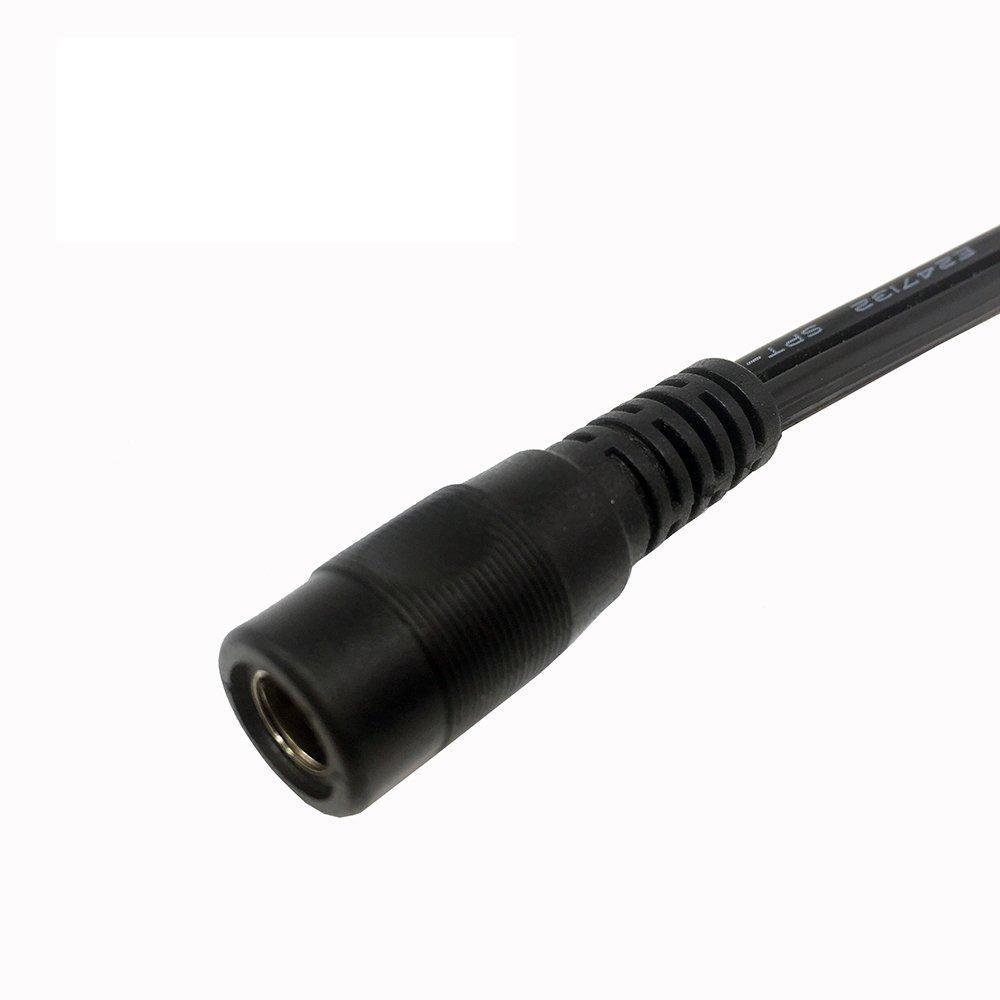 DC5.5x2.1mm Female to Female Power Cable Extension 18AWG Plug Cable Jumper Connector for LED Strip, IP Camera, Power Supply, AC DC Adapter - LEDStrips8