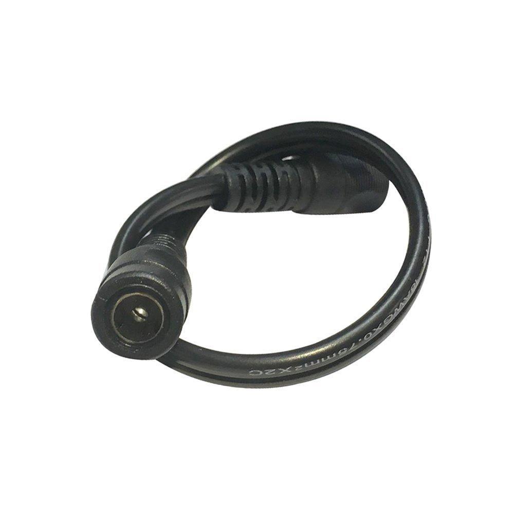DC5.5x2.1mm Female to Female Power Cable Extension 18AWG Plug Cable Jumper Connector for LED Strip, IP Camera, Power Supply, AC DC Adapter - LEDStrips8