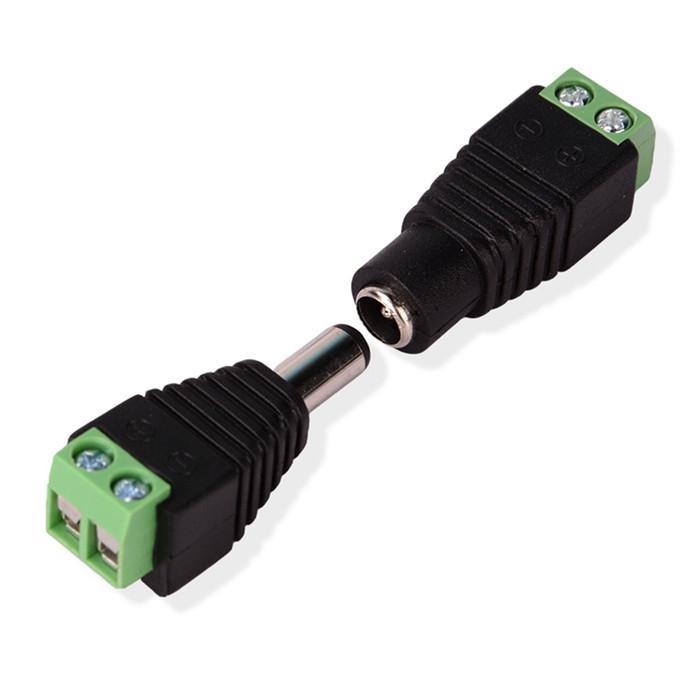 DC5.5x2.1mm Female to Male Connector Cable Family Collection DC Plug DC Conversion Cable DC Splitter - LEDStrips8
