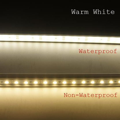 5 / 10 Pack SMD5630 Rigid LED Strip lighting 72LEDs per Meter with U Aluminum Shell - LEDStrips8