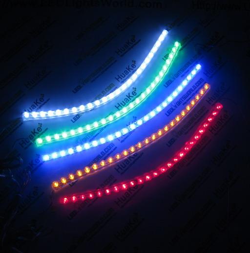 24cm/48cm/72cm/96cm/120cm Waterproof Flexible Grill LED Strip Light for Motorcycle, Car Lighting - LEDStrips8
