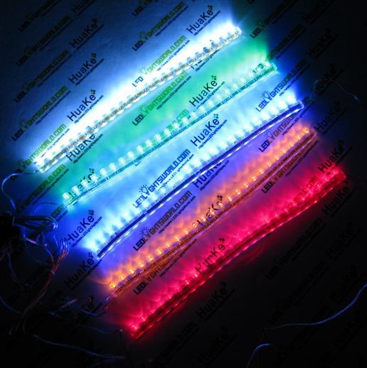 24cm/48cm/72cm/96cm/120cm Waterproof Flexible Grill LED Strip Light for Motorcycle, Car Lighting - LEDStrips8